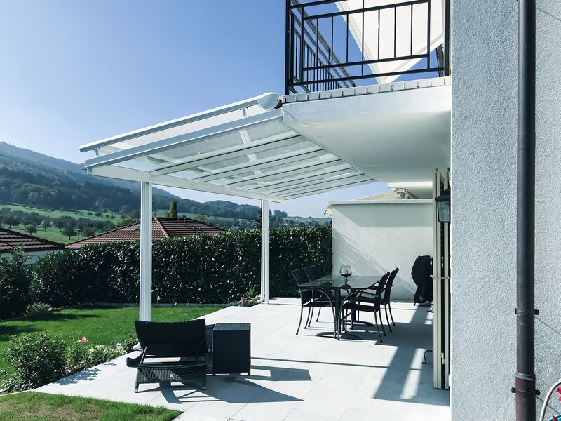 Überdachung von Wahl Glas- und Metallbau AG