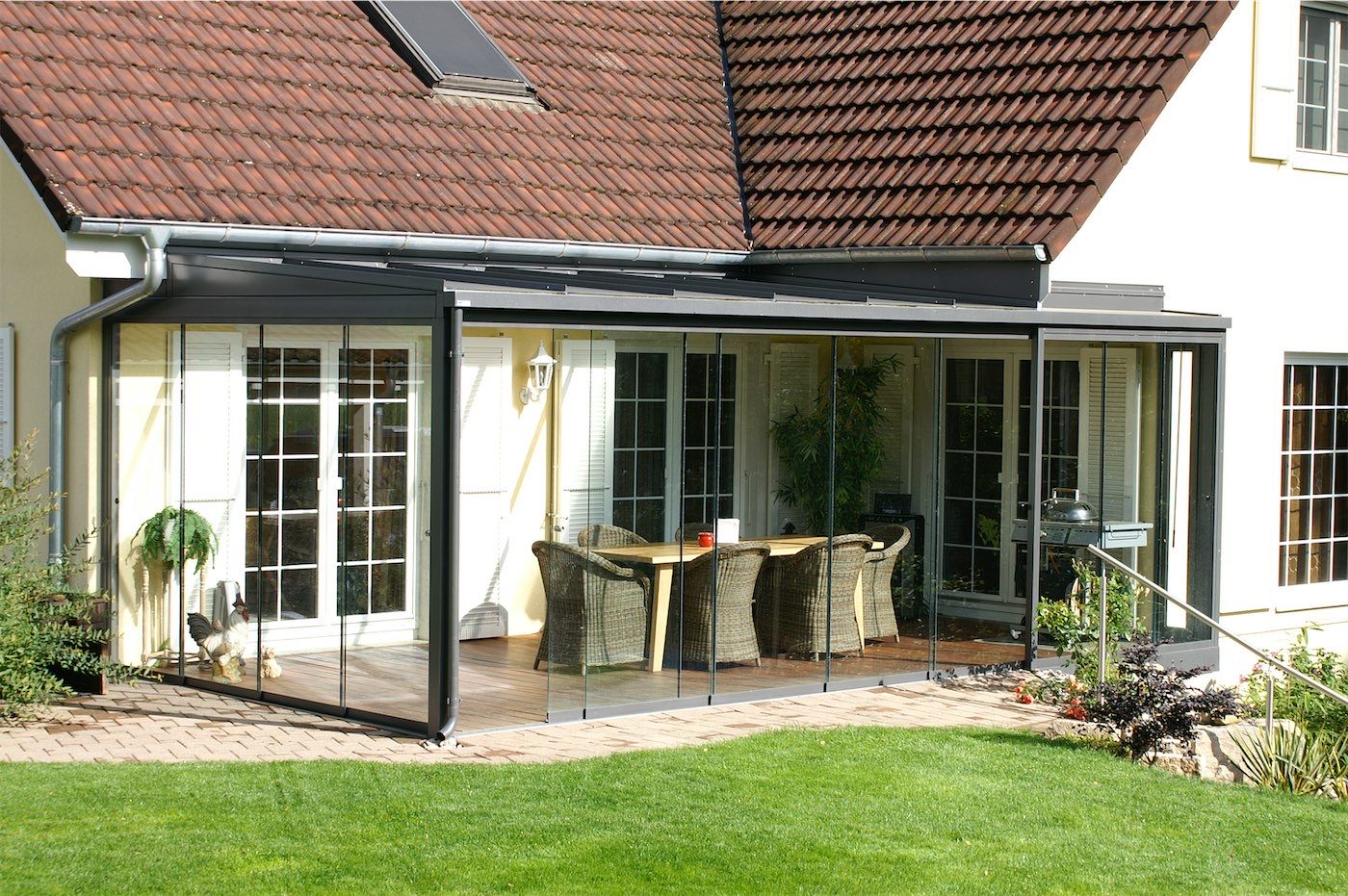Wintergarten von Wahl Glas-und Metallbau AG
