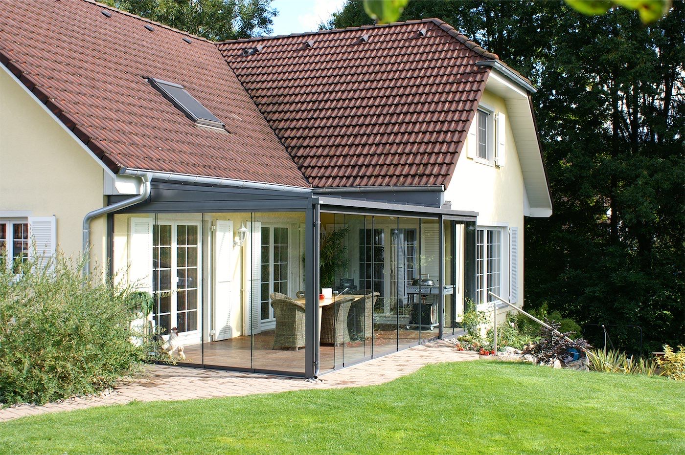 Wintergarten von Wahl Glas-und Metallbau AG