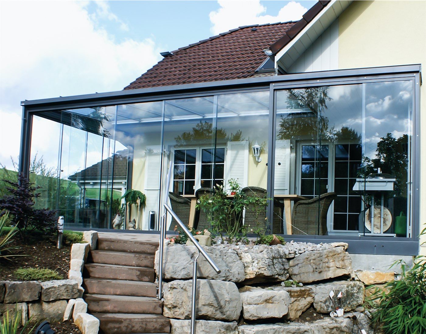 Wintergarten von Wahl Glas-und Metallbau AG