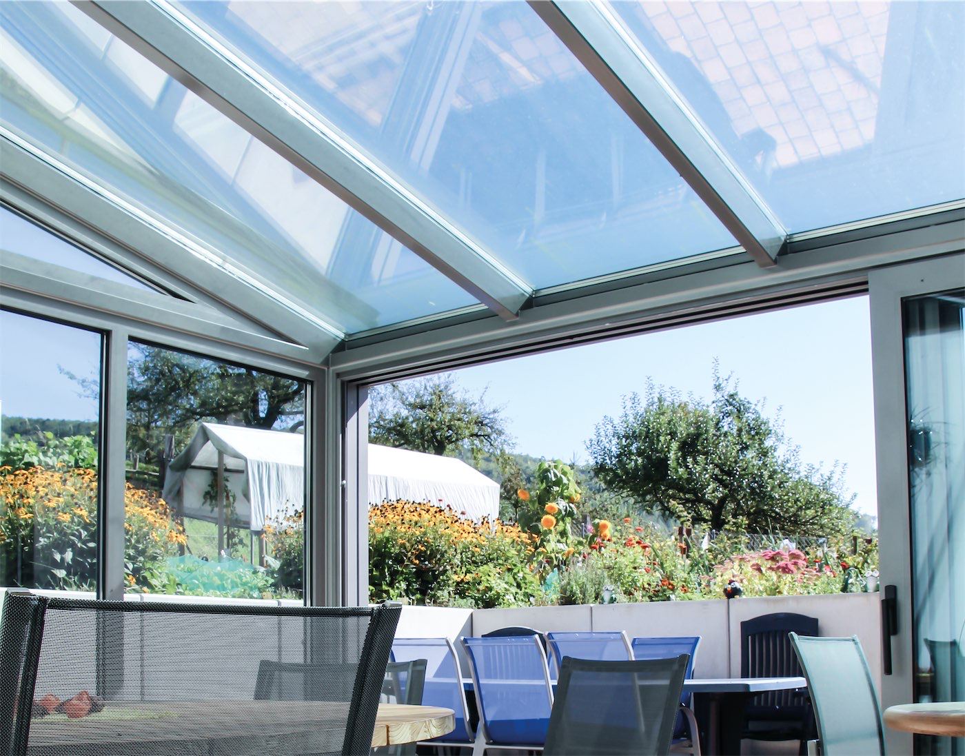 Wintergarten von Wahl Glas-und Metallbau AG